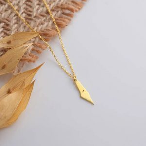 Collier Palestine avec coeur